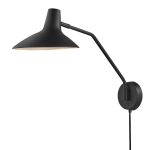 DFTP by Nordlux Darci Luz De Pared Metal Negro | Apta para E14