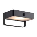 Nordlux Saulio Luz De Pared Aluminium Negro 4.45W 370lm - 830 Luz Cálida | IP44 - Solar