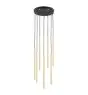 Emibig Colgante De Luz Selter Acero Negro | Apta para 7x G9 - Max 8W